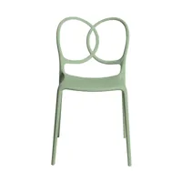 driade - chaise de jardin sissi - vert/mat/pxhxp 48x83x57cm