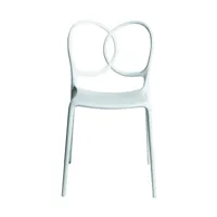 driade - chaise de jardin sissi - blanc/mat/pxhxp 48x83x57cm
