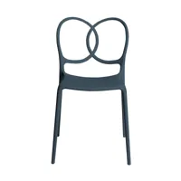 driade - chaise de jardin sissi - gris foncé/mat/pxhxp 48x83x57cm