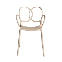 driade - chaise de jardin avec accoudoirs sissi - rose/mat/pxhxp 53x83x57cm