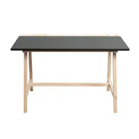 andersen furniture - bureau d1 - anthracite/chêne/lxhxp 125x74x70cm