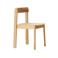 form & refine - chaise blueprint - chêne blanc/pigmenté, huilé/lxhxp 48x75,5x45,5cm/empilable