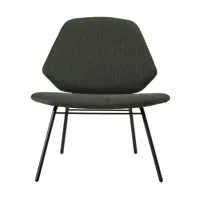 woud - chaise lounge lean - armée verte/étoffe symphony mills atlantis 510/structure métal laqué noir/lxhxp 64x72x66cm