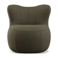 freistil rolf benz - fauteuil freistil 173 - olive grise/étoffe 1054(100% polyester)/lxhxp 76x75x82cm