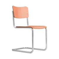 thonet - chaise d'enfants cantilever s 43 k - agate corail tp 130/teinté/lxhxp 31x61x41cm/structure acier tubulaire chromé