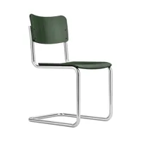 thonet - chaise d'enfants cantilever s 43 k - vert émeraude tp 169/teinté/lxhxp 31x61x41cm/structure acier tubulaire chromé