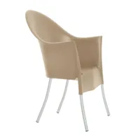 driade - chaise de jardin avec accoudoirs lord yo - nude carnation dic c104/matière synthétique/pxhxp 64x95x66cm