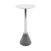 magis - table one bistrot - table haute - blanc/poli