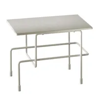 magis - traffic low table - table basse - blanc/table pierre acrylique 12mm/60x60x35cm