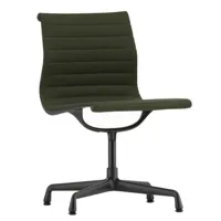 vitra - chaise de bureau ea 101 aluminium chair noir - noir nero/forêt/siège étoffe hopsak 77/structure revêtu par poudre noir deep black/lxhxp 50x84,