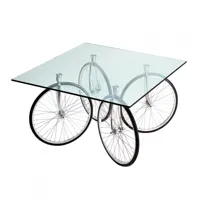 fontana arte - table tour - transparent/lxlxh 120x120x75cm