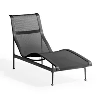 knoll international - 1966-41 richard schultz - chaise longue - noir onyx/147x62x85.5cm