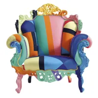 cappellini - fauteuil proust geometrica mendini - divers/téxtile/lxhxp 105x109x93cm