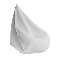 gandia blasco - pouf sail outdoor - blanc/tissu water sunbrella.sling snowy/tapisserie déhoussable/lxpxh 110x100x120cm