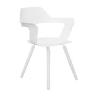 radius - fauteuil muse - blanc/pxhxp 59x79x60cm/structure blanc