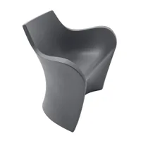 b-line - chaise avec accoudoirs woopy - gris basalte/lxhxp 76,3x85,2x64cm