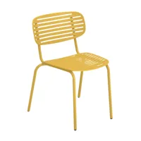 emu - chaise de jardin mom - curry jaune/peint par poudrage/lxhxp 53x76x56cm