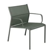 fermob - fauteuil de jardin cadiz - romarin/batyline® stereo/structure aluminium/lxhxp 62x90x72cm