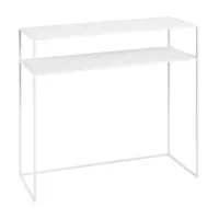 blomus - fera - table console - blanc/pxhxp 85x80x35cm