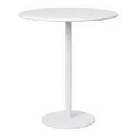 blomus - table d'appoint de jardin stay - blanc/revêtu par poudre/h 45cm / ø 40cm