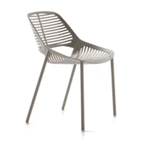 fast - niwa - chaise de jardin - taupe-or nacré/pxhxp 51x78x51cm