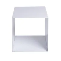jan kurtz - cube de rangement cubus - blanc ral 9016/revêtu par poudre/lxhxp 35x36x35cm