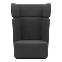 softline - fauteuil avec dossier haut basket - anthracite/feutre 610/lxhxp 95x126x74cm