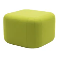 softline - pouf/table d'appoint quadro - vert clair/felt 579/lxpxh 58x58x39cm
