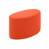 softline - tabouret bon-bon s - orange/étoffe feutre 624/pxhxp 60x33x30cm/taie amovible