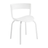 thonet - chaise avec accoudoirs 404 f - blanc vitré tp 200/teinté/pxhxp 60x78x54cm