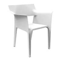 vondom - chaise avec accoudoirs pedrera - blanc/hxlxp 83x58x62cm