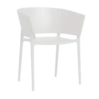 vondom - fauteuil africa - blanc/mat/lxhxp 58x75x53cm
