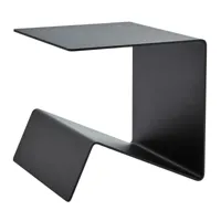 müller möbelwerkstätten - table d'appoint buk - noir/revêtu par poudre/lxhxp 35x34,3x35cm/épaisseur 0,5cm/multifonctionnel