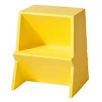richard lampert - tabouret escabeau mono - jaune clair ncs s 0540 y/polythène/lxpxh 40x38x48cm/peut supporter jusqu’à 100 kg