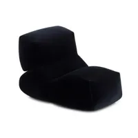 gan - grapy - fauteuil rembourré - bleu foncé/lxpxh 100x70x60cm