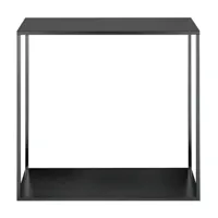 röshults - table d'appoint york - anthracite/hxlxp 45.5x50x25cm/structure acier inoxydable anthracite