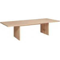 e15 - e15 ta23 ashida - table de salle à manger - chêne/blanc pigmentée/lxpxh 270x104,8x75cm