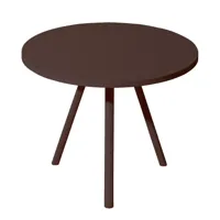 fast - zebra - tables d'appoint de jardin - brun foncé/øxh: 62x45 cm
