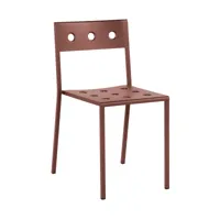 hay - chaise de jardin balcony - rouge de fer/revêtu par poudre/lxhxp 44,5x79x51,5cm