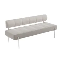 northern - canapé structure wit daybed dining - gris clair chaud/kvadrat brusvik 02/lxlxh 200x66x85cm