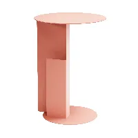 out objekte unserer tage - table d'appoint schmidt - abricot/h 63cm x ø 47cm
