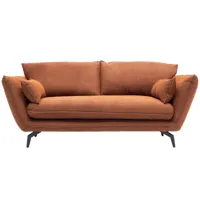 nuuck - canapé de 2 places kvinde - cuivre/housse (90%polyester, 10% acrylique)/lxhxp 190x90x102cm