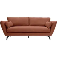 nuuck - canapé de 2 places kvinde - cuivre/housse (90%polyester, 10% acrylique)/lxhxp 220x90x102cm