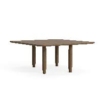norr 11 - table basse oku - chêne/fumé/lxhxp 80x36x80cm