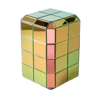 pols potten - table d'appoint s pillar pixel - multicolore/lxlxh 31,8x31,8x48,3cm