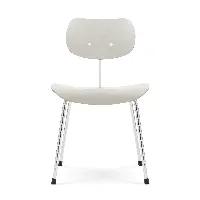 wilde + spieth - chaise support chromé se 68 eiermann - gris clair/teinté/lxlxh 42x47x79cm/structure chrome