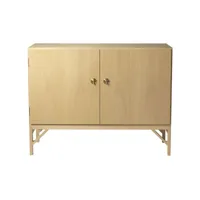 fdb møbler - sideboard a232 skænk - nature/laqué/lxhxp 122x93,8x44,5cm/4 étagères incluses