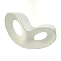 magis - voido - berceuse/rocking chair - blanc/mat/pxhxp 58x78x114cm/pour interieur et exterieur