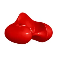 eero aarnio originals - chair - rouge ral 3028/brillant/lxhxp 130x127x80cm