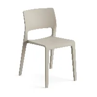 arper - chaise de jardin juno 02 - gris tourterelle/lxhxp 47x78x53cm